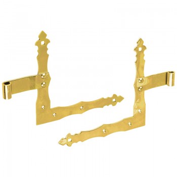 Zawias naraożnikowy prosty ozdobny L+P - ZNO DMX - 1