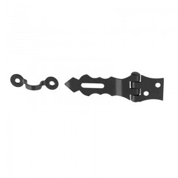 Zawias ozdobny z zamknięciem - czarny - ZOZ DMX - 1