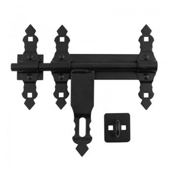 Zasuwa ciężka ozdobna - czarna - WCZ DMX - 1