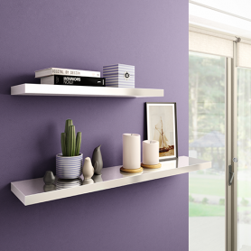 Półka samowisząca FSG BIAŁA POŁYSK 595x235 Velano - 8