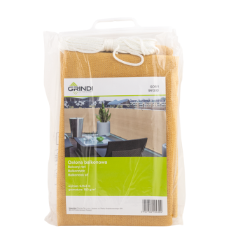Osłona balkonowa beżowa - PVC 90cm - GOB 1 Grindi - 5