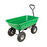 Wózek ogrodowy wywrotka zielony - TGO 1 GRINDI IN THE GARDEN - 7