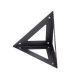 Wspornik półki LOFT czarny 120x120x120 - WOL 1 Velano - 1