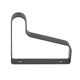 Wspornik półki LOFT czarny 120x105x20 - WOL 2 Velano - 2