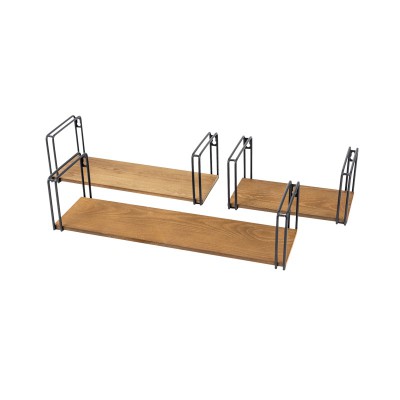 Półki wiszące LOFT drewniane 430/330/230 - FBL 4 Velano - 1