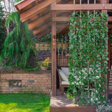 Künstliche Efeu-Hecke Sichtschutzzaun Künstliche Blätter 100cm - GMLS 1 Grindi - 4