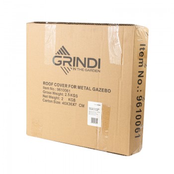 Poszycie zadaszenia do pergoli Keros 290x296 beżowe Grindi - 3