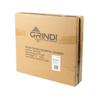 Poszycie zadaszenia do pergoli Milos II 300x400 beżowe Grindi - 3