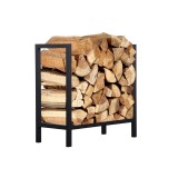 Stojak na drewno kominkowe 61x30x61 - Kayu Grindi - 5