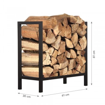 Stojak na drewno kominkowe 61x30x61 - Kayu Grindi - 7