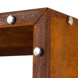 Stojak na drewno kominkowe 80x30x160 - Fusta Grindi - 3