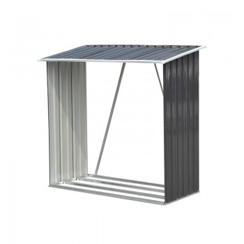 Wiata na drewno kominkowe drewutnia 217x83x154 - Kai II Grindi - 1