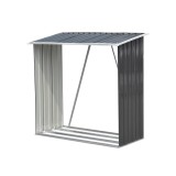 Wiata na drewno kominkowe drewutnia 217x83x154 - Kai II Grindi - 1