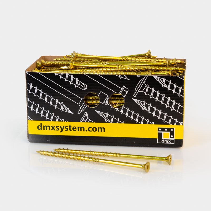 Wkręty ciesielskie do drewna z łbem stożkowym 5mm - CS - karton 5kg DMX - 6