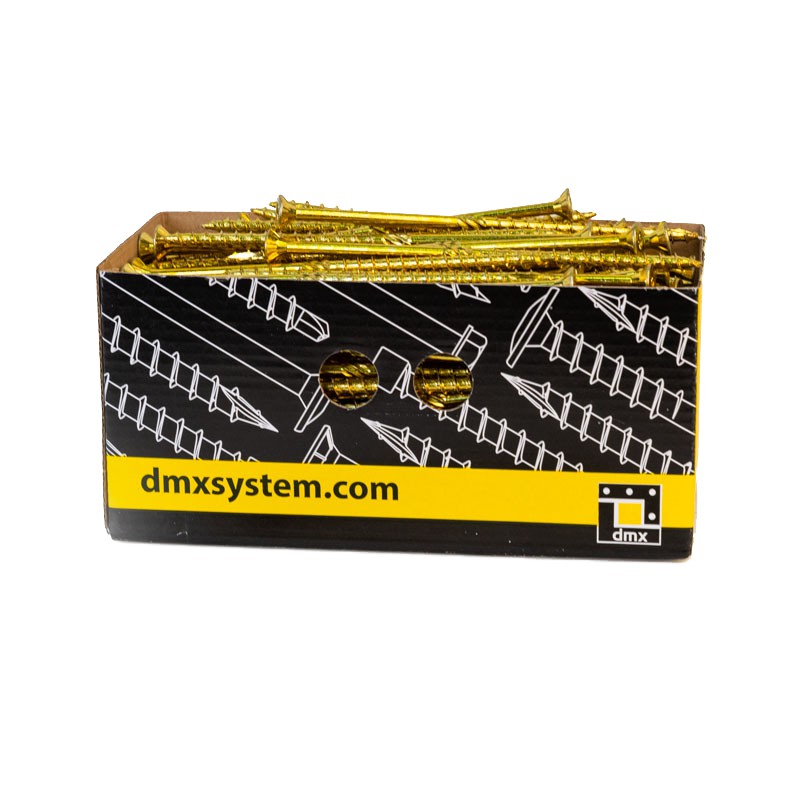 Wkręty ciesielskie do drewna z łbem stożkowym 5mm - CS - karton 5kg DMX - 5