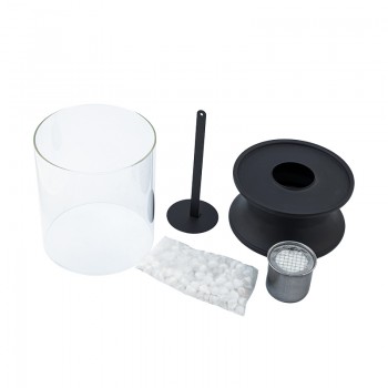 Biokominek wolnostojący okrągły - 20x20x30 Marapi Esschert Design - 6