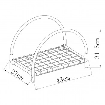 Miniszklarnia 43x27x31 - Lotus I Przezroczysta Grindi - 8