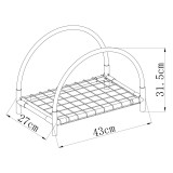 Miniszklarnia 43x27x31 - Lotus I Przezroczysta Grindi - 8