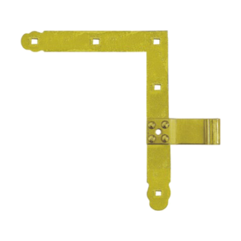 Zawias narożnikowy prosty (L+P) - ZN DMX - 1