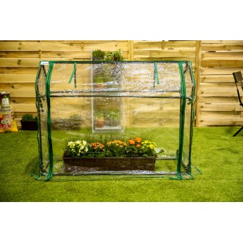 Tomaten Foliengewächshaus Treibhaus Pflanzenhaus - 124x42x92 - Aster V Grindi - 4