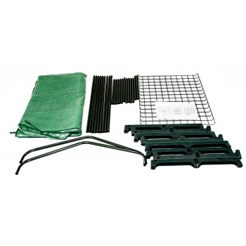 Szklarnia ogrodowa zielona domek - 143x73x195 - Canna I Grindi - 11