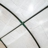 Szklarnia ogrodowa narożna biała - 100x200x215 - Cercis Grindi - 8