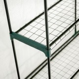 Szklarnia ogrodowa narożna biała - 100x200x215 - Cercis Grindi - 9