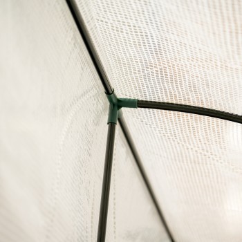 Szklarnia ogrodowa narożna biała - 100x200x215 - Cercis Grindi - 10