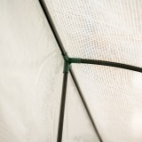 Szklarnia ogrodowa narożna biała - 100x200x215 - Cercis Grindi - 10