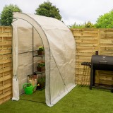 Szklarnia ogrodowa narożna biała - 100x200x215 - Cercis Grindi - 2