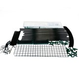 Szklarnia ogrodowa narożna biała - 100x200x215 - Cercis Grindi - 11