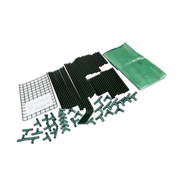 Szklarnia ogrodowa zielona 4-półkowa - 70x50x158 - Crocus II Grindi - 11