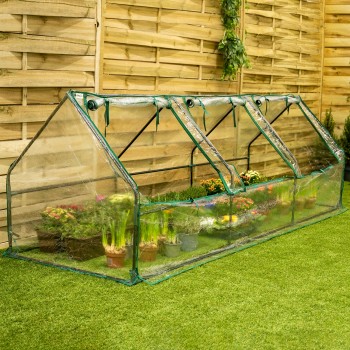 Szklarnia minitunel 3 komory - 270x92x92 - Erica II Grindi - 2