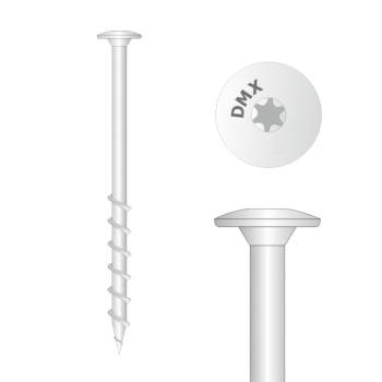 Wkręt do gazobetonu z łbem talerzowym 8mm - GT DMX - 3