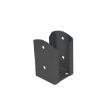 Podstawa słupa przykręcana do betonu PSPW - ANTRACYT DMX - 1