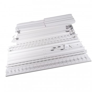 Pergola tarasowa, biała aluminiowa z otwieranym dachem - Kea VI 4x4m Grindi - 13