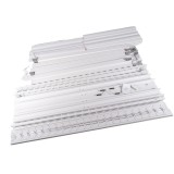 Pergola tarasowa, biała aluminiowa z otwieranym dachem - Kea III 6x3m Grindi - 15