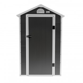 Domek ogrodowy plastikowy, szary - Bellis I - 134x104x204 Grindi - 3