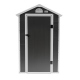 Domek ogrodowy plastikowy, szary - Bellis I - 134x104x204 Grindi - 3