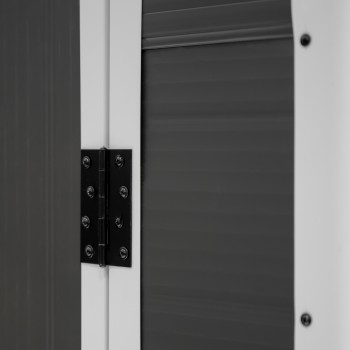 Domek ogrodowy plastikowy, szary - Bellis I - 134x104x204 Grindi - 5