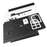 Domek ogrodowy plastikowy, szary - Bellis I - 134x104x204 Grindi - 8