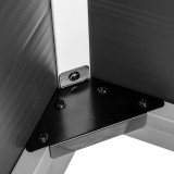 Domek ogrodowy plastikowy, szary - Bellis II -  242x192x239 Grindi - 10