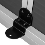 Domek ogrodowy plastikowy, szary - Bellis II -  242x192x239 Grindi - 12