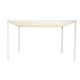 Pergola tarasowa, biała aluminiowa automatyczny dach - Paros I 3x4m Grindi - 5