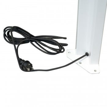 Pergola tarasowa, biała aluminiowa automatyczny dach - Paros I 3x4m Grindi - 12