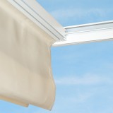 Pergola tarasowa, biała aluminiowa automatyczny dach - Paros I 3x4m Grindi - 7