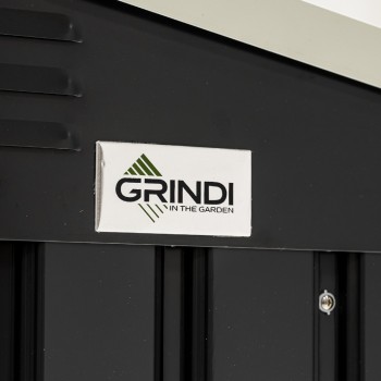 Szafa Schowek ogrodowy metalowy - szary - 173x101x131 - Phlox Grindi - 4