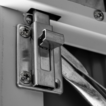 Szafa Schowek ogrodowy metalowy - szary - 173x101x131 - Phlox Grindi - 11