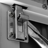 Szafa Schowek ogrodowy metalowy - szary - 173x101x131 - Phlox Grindi - 11