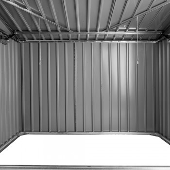 Szafa Schowek ogrodowy metalowy - szary - 173x101x131 - Phlox Grindi - 13